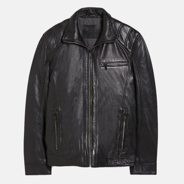 C&A Leather Sustainable Biker Jacket