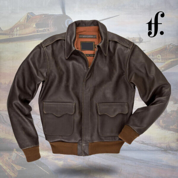 40th Anniversary A2 Leather Bomber Flight Jacket