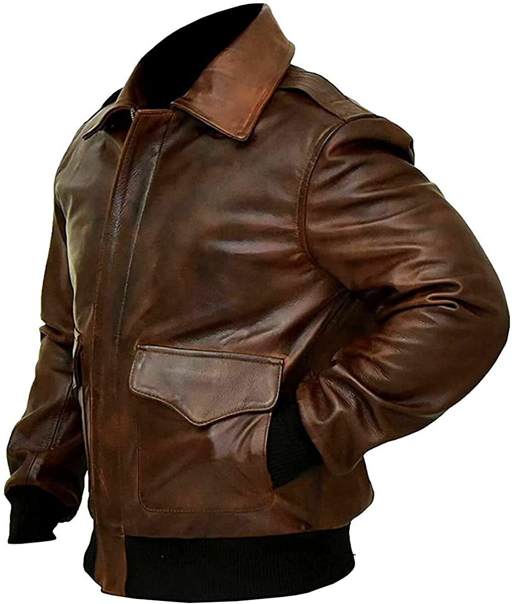 A2 Leather Jacket Men