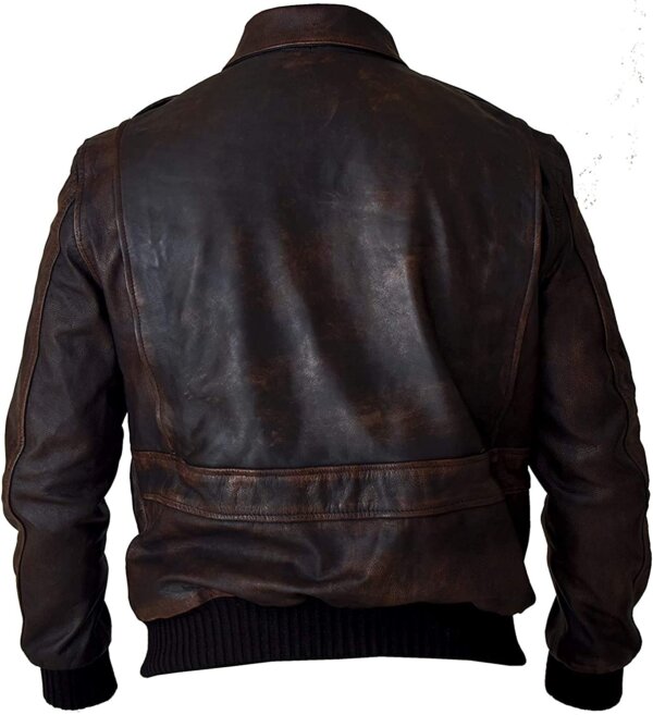 Military Real Leather Jacket1