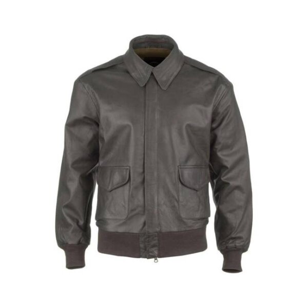 US Brown A2 LEATHER FLIGHT JACKET