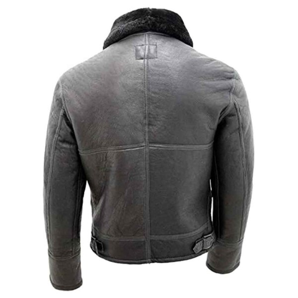 grey shearling jacket